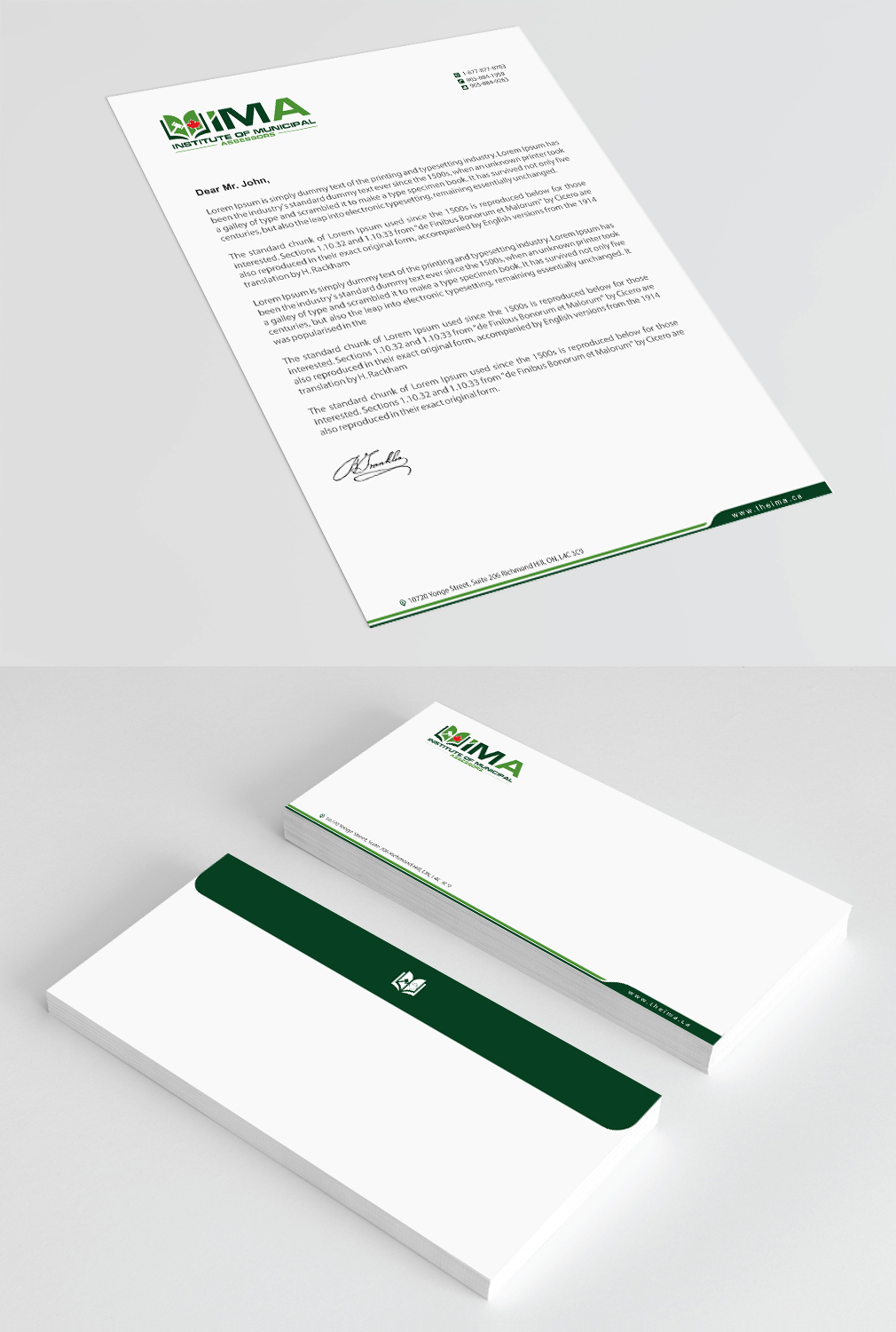 Stationery Design by Infinitive Technology for The Institute of Municipal Assessors | Design #24756744