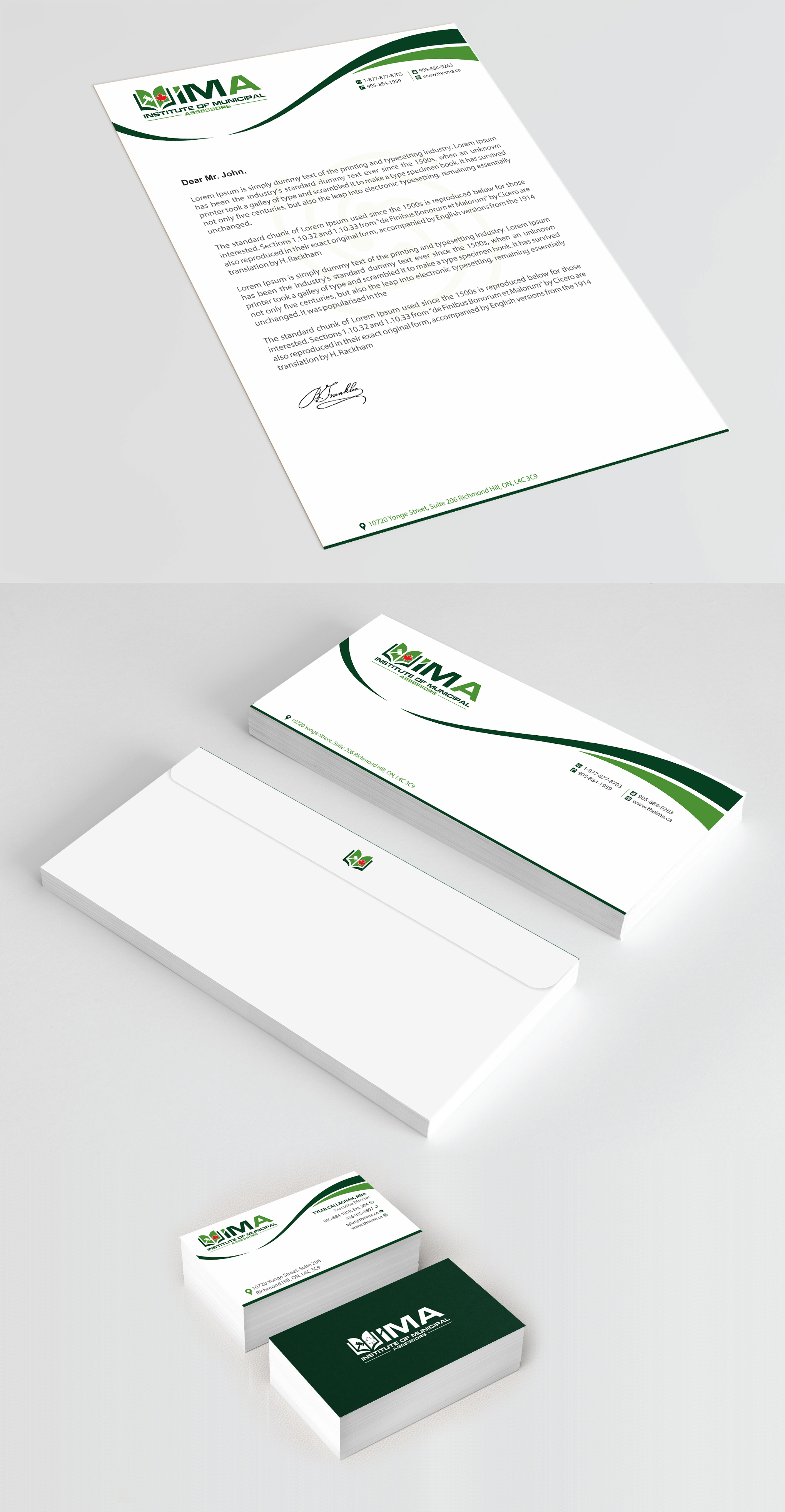 Stationery Design by Infinitive Technology for The Institute of Municipal Assessors | Design #24756763