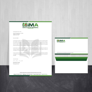 Diseño de Papelería por Creations Box 2015 para The Institute of Municipal Assessors | Diseño: #24757340