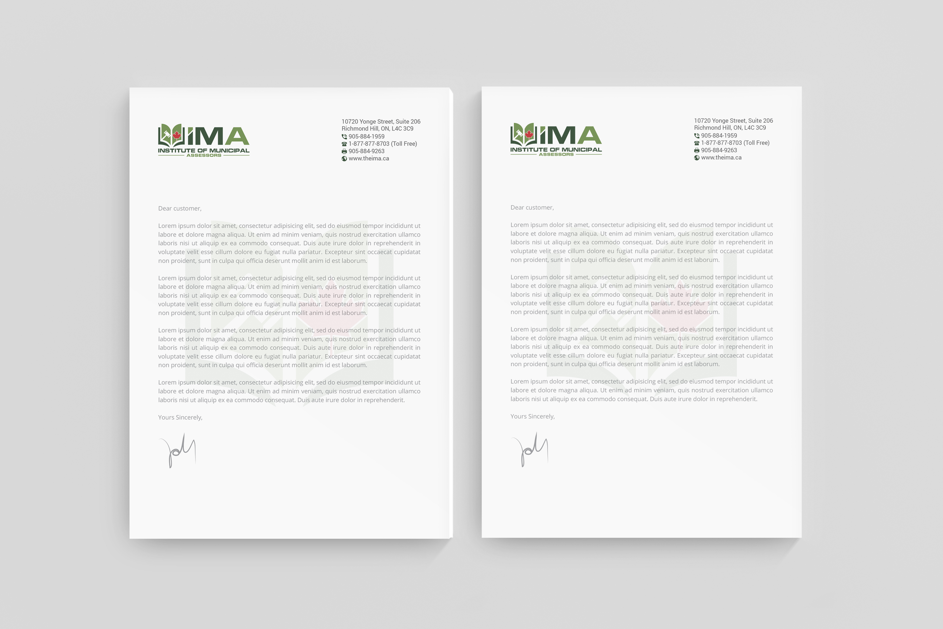 Stationery Design by R.design for The Institute of Municipal Assessors | Design #24751197