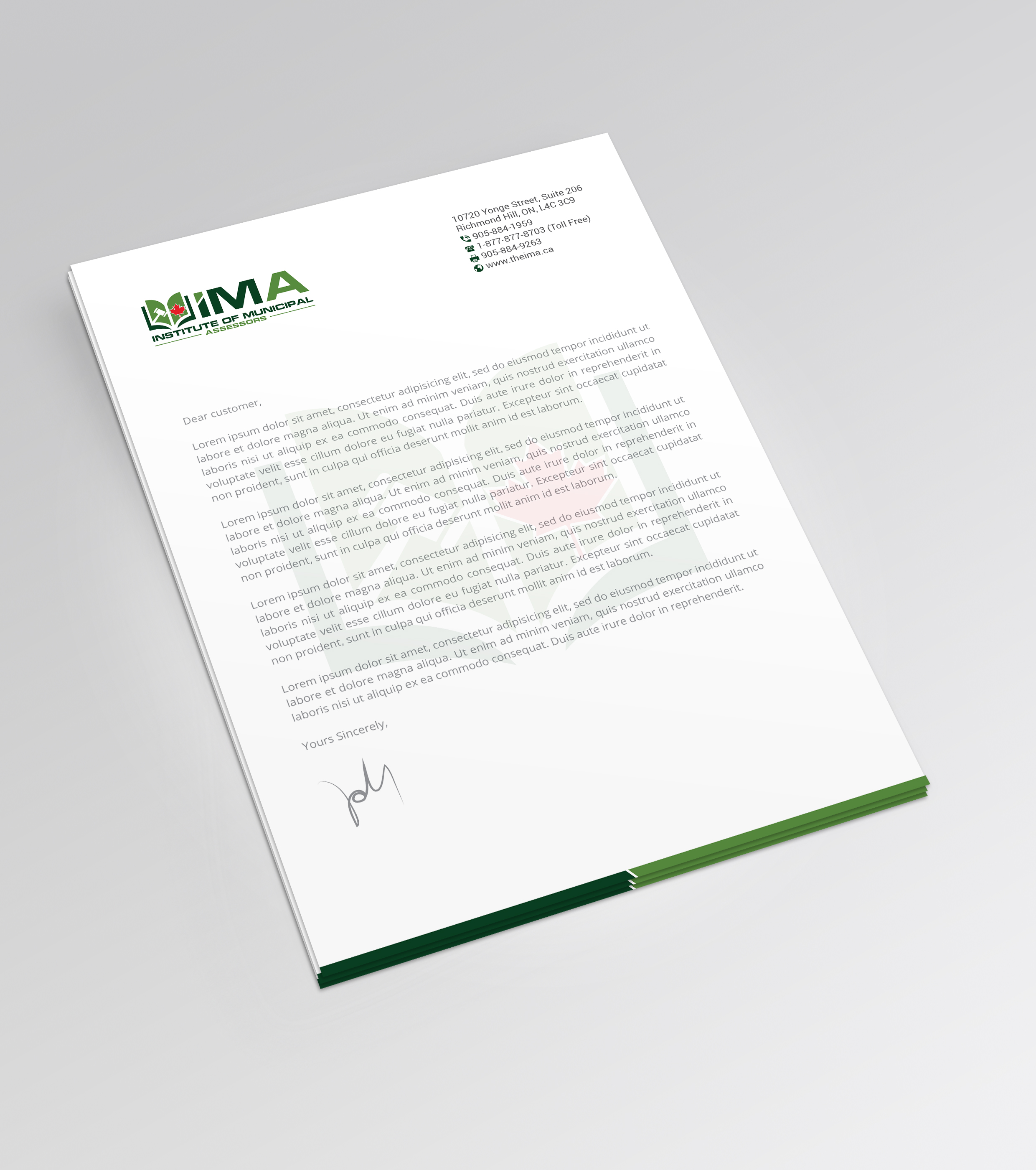 Diseño de Papelería por R.design para The Institute of Municipal Assessors | Diseño #24751202