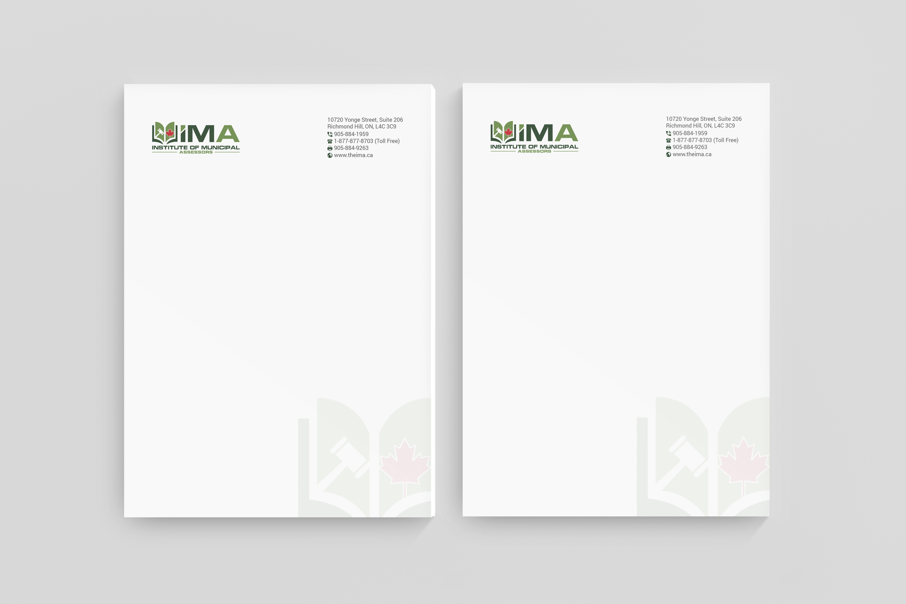 Stationery Design by R.design for The Institute of Municipal Assessors | Design #24751254