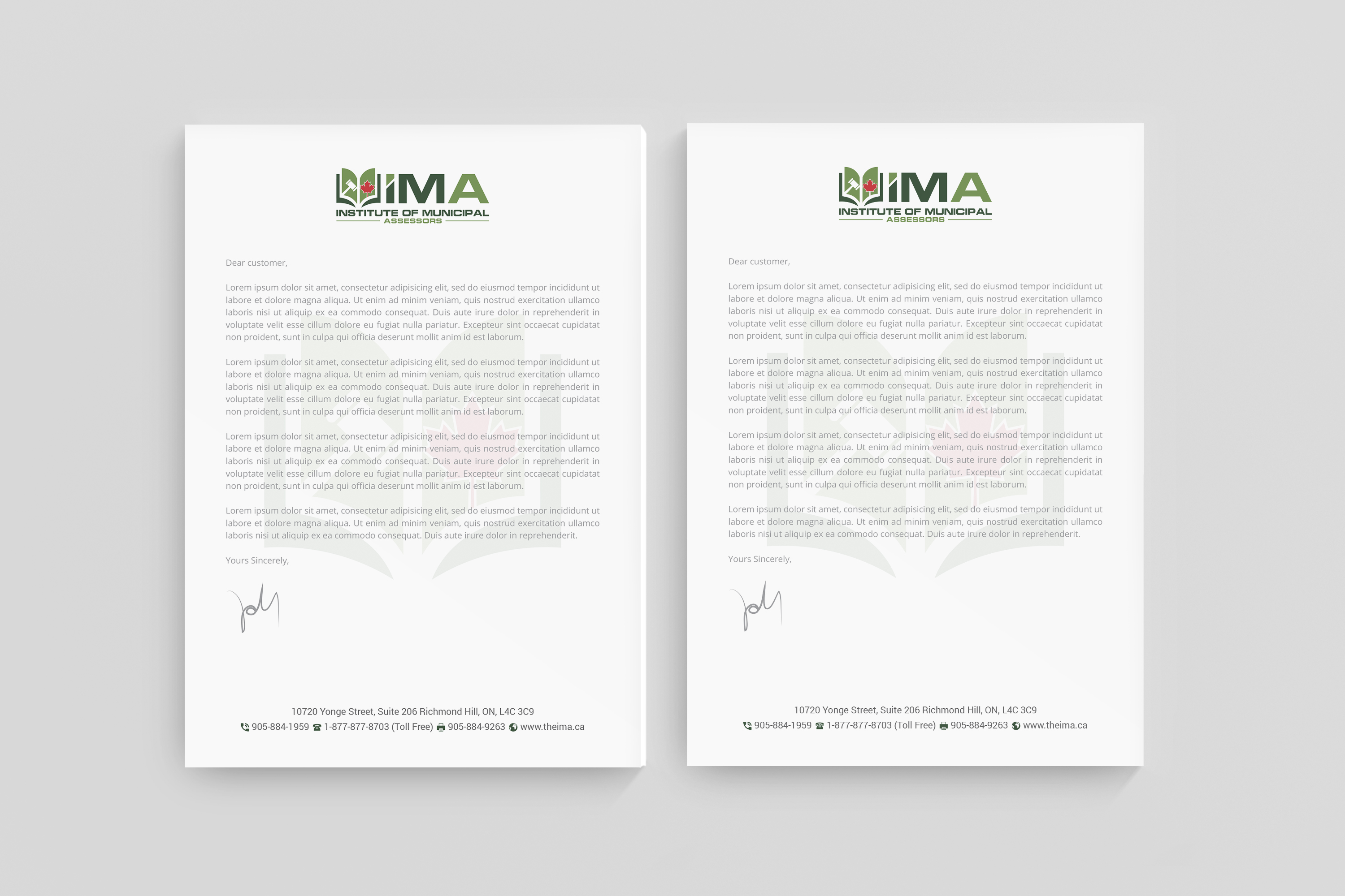 Stationery Design by R.design for The Institute of Municipal Assessors | Design #24751335