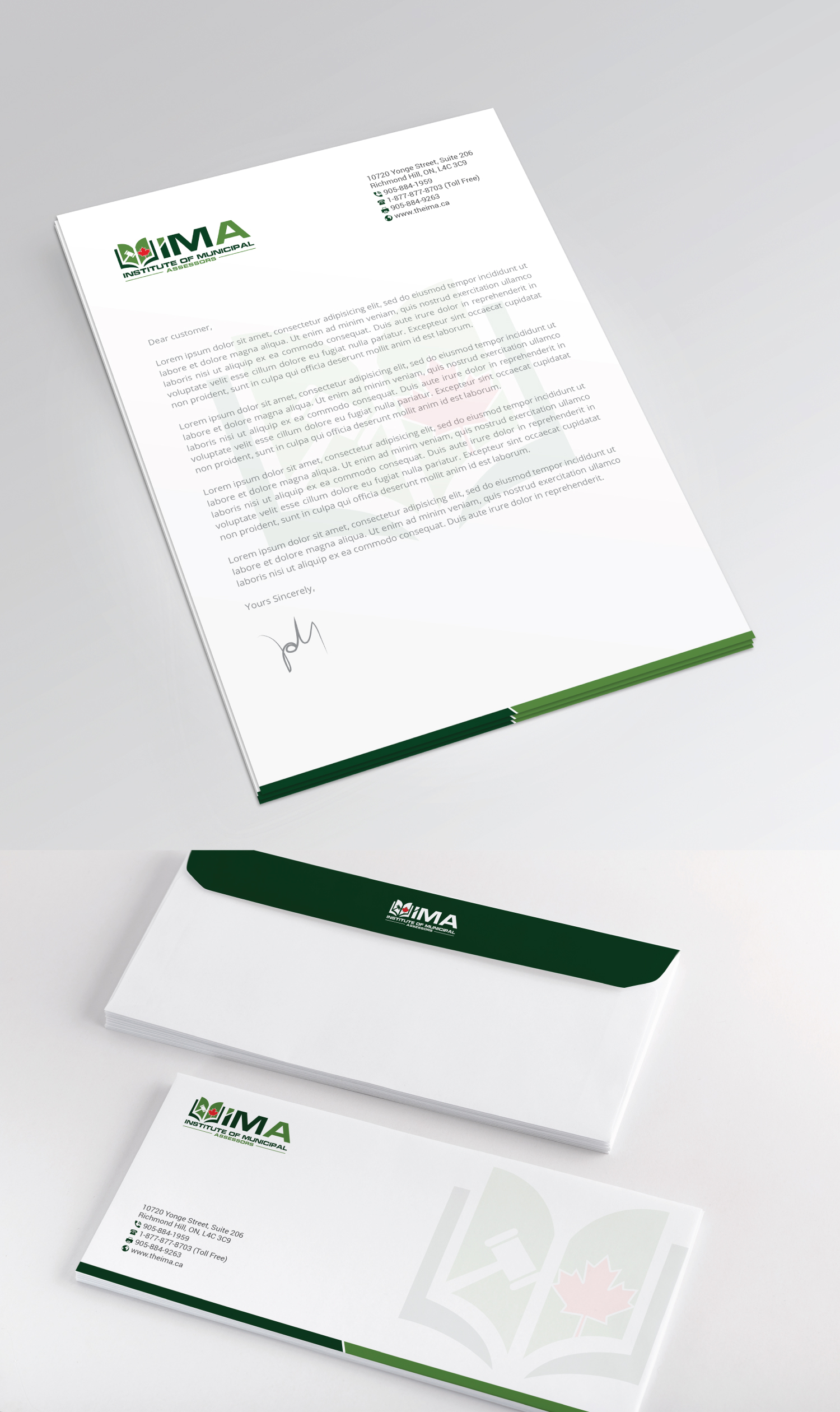 Stationery Design by R.design for The Institute of Municipal Assessors | Design #24756747