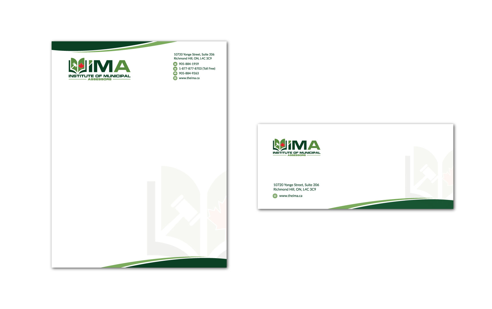 Stationery Design by Musa. A for The Institute of Municipal Assessors | Design #25213688