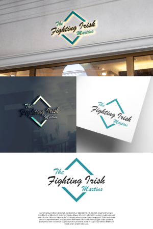 The Fighting Irish Martins | Logo Design by laba tiada henti