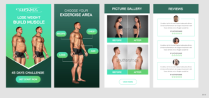 App Design by pb for CopyMyMoves-fitness | Design: #24809021