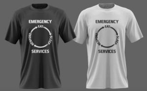 Our industry is Emergency Services we need singlets /t shirts designed that look modern & edgy | T-Shirt-Design von Risallah