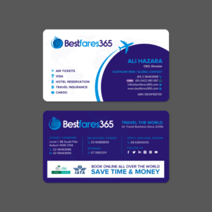 Diseño de Tarjeta de Presentación por chandrayaan.creative para bestfare365 | Diseño: #24794708