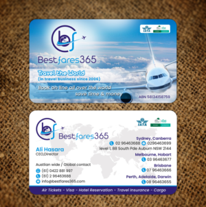 Diseño de Tarjeta de Presentación por Creative Designer 2016 para bestfare365 | Diseño: #24792258