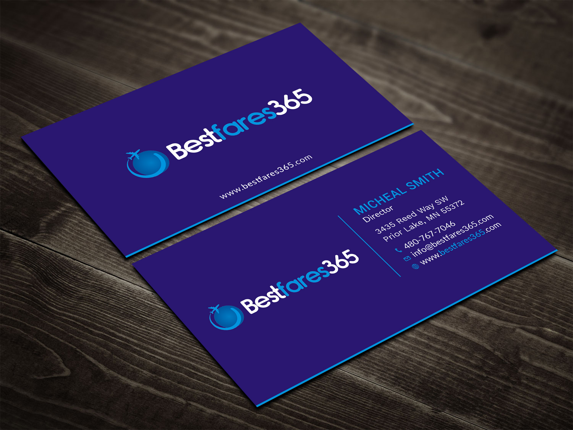 Diseño de Tarjeta de Presentación por Tripti Ranjan Gain para bestfare365 | Diseño #24770031