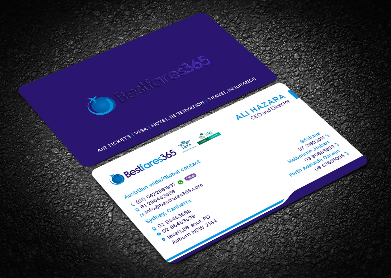 Diseño de Tarjeta de Presentación por Tripti Ranjan Gain para bestfare365 | Diseño #24784878