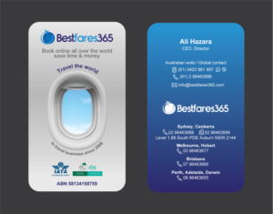 Business Card Design by Muhammad Ateeq for bestfare365 | Design #24770421