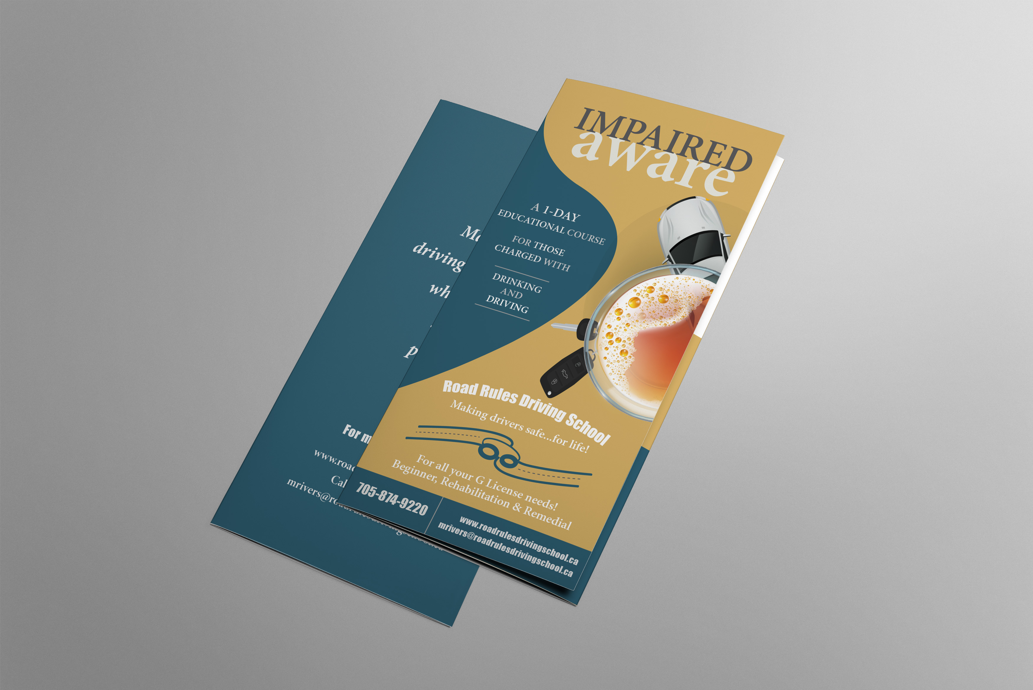 Flyer Design by Brigitte Melissa B for Road Rules Driving School | Design #24763975