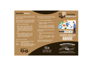 Drinking and Driving course for the courts | Flyer Design by Brigitte Melissa B