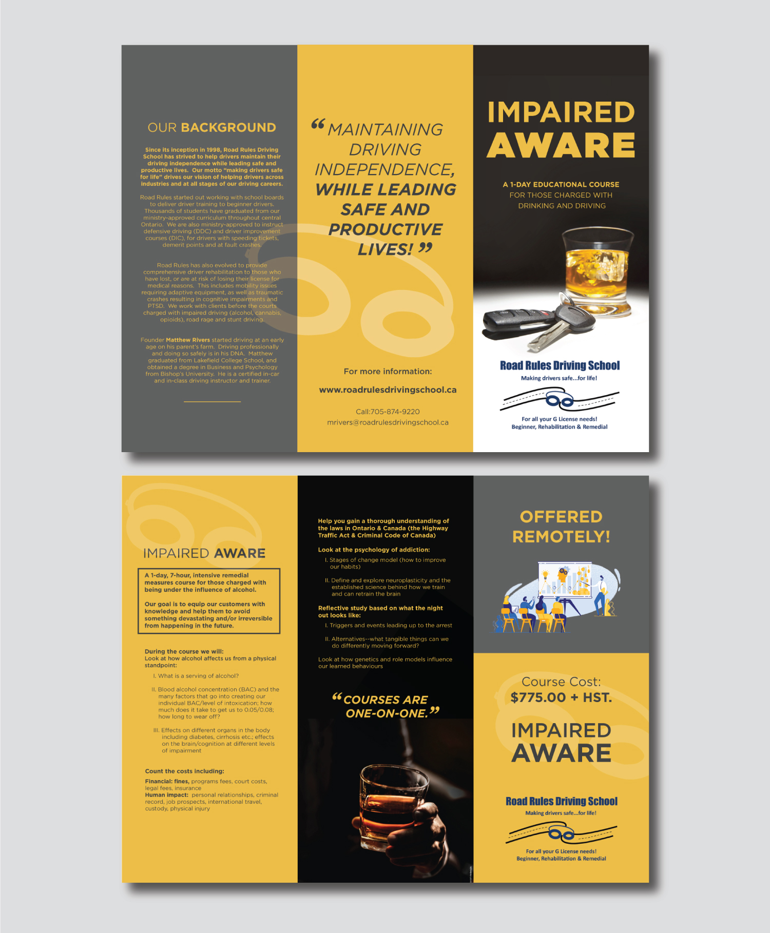 Flyer Design by SY for Road Rules Driving School | Design #24772475