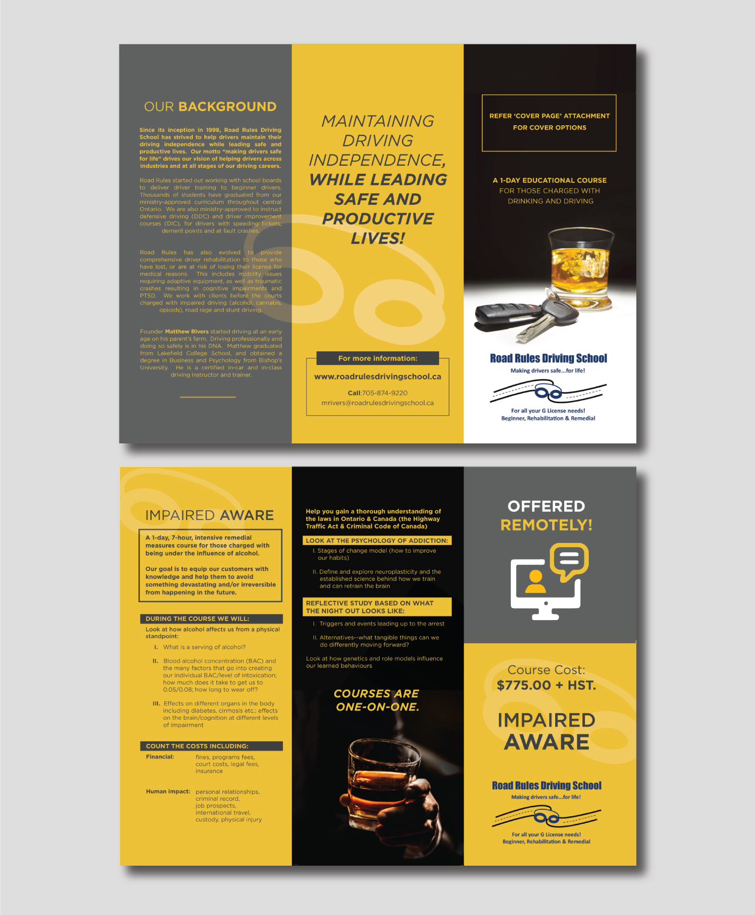 Flyer Design by SY for Road Rules Driving School | Design #24776433