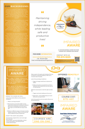 Drinking and Driving course for the courts | Diseño de Flyer por HeshanKavinda