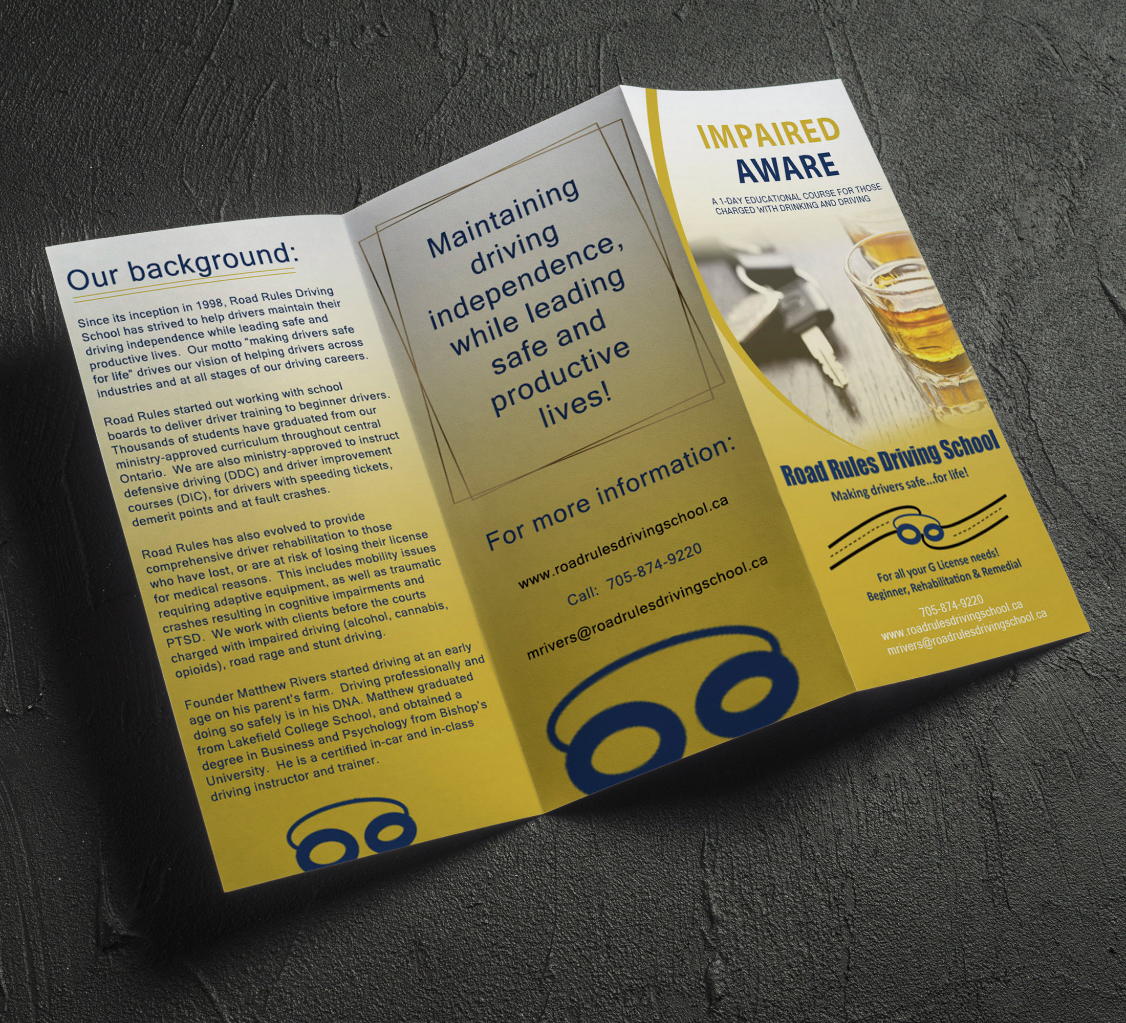 Flyer Design by Adeel Rahman for Road Rules Driving School | Design #24764253