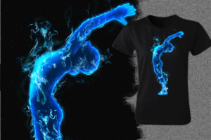 Catch the fire is a design for a group of shirts in my #IamHUMANITY line of shirts.  | Design de T-shirt par Falih A