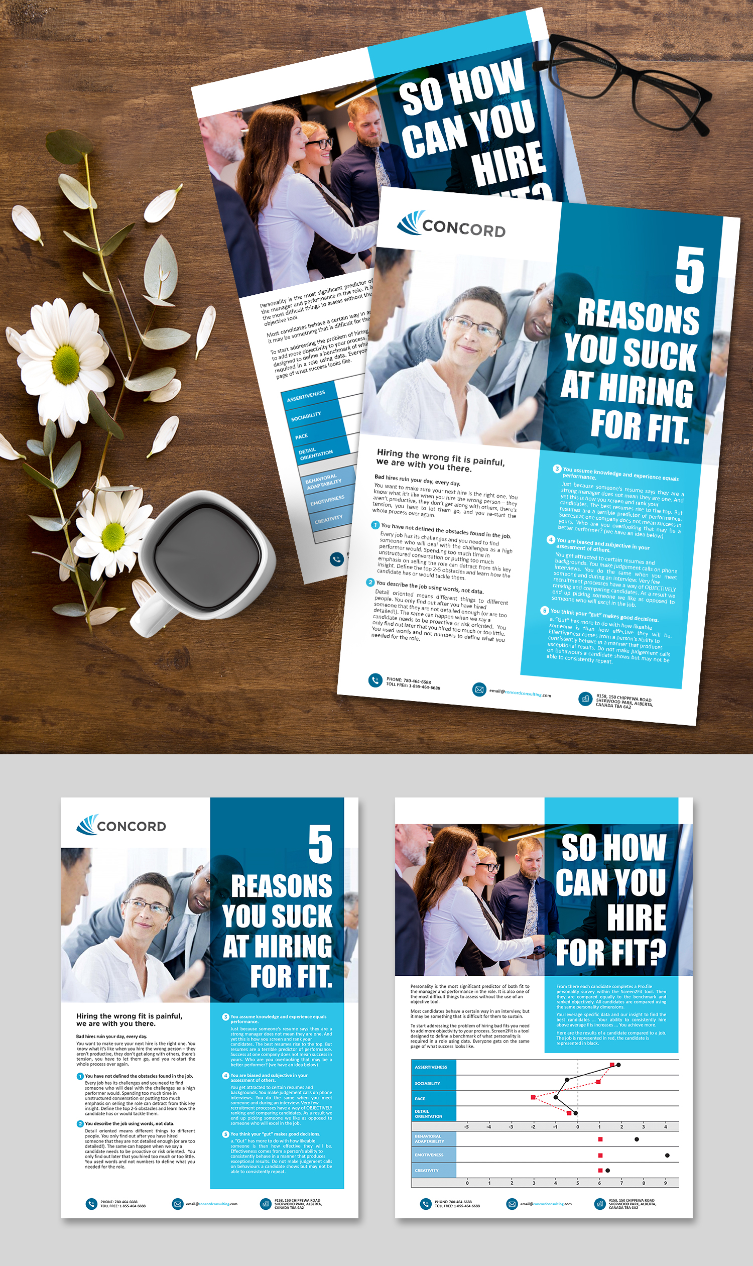 Brochure Design by debdesign for Concord Consulting | Design #24823376