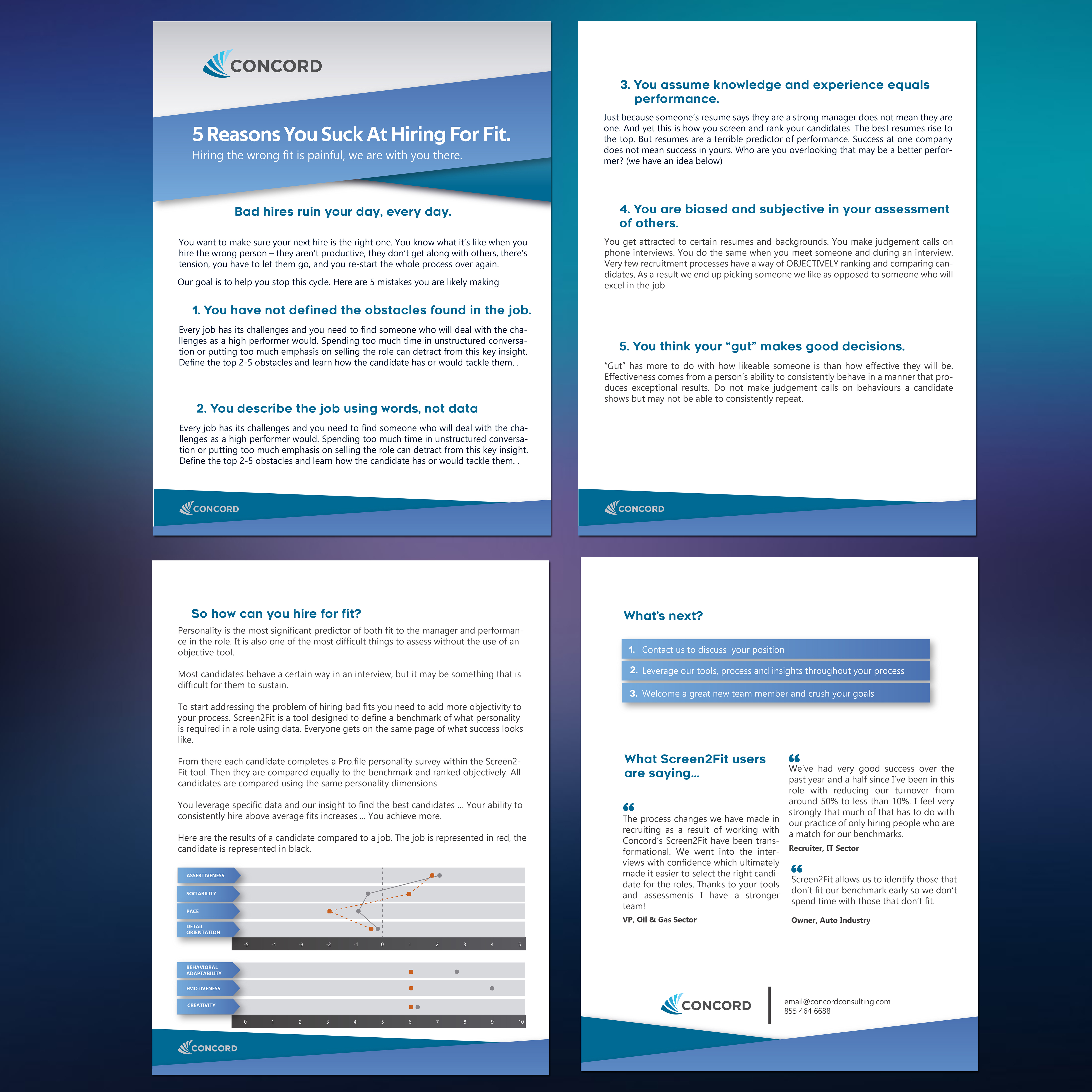 Brochure Design by davidsantacruz7 for Concord Consulting | Design #24783114