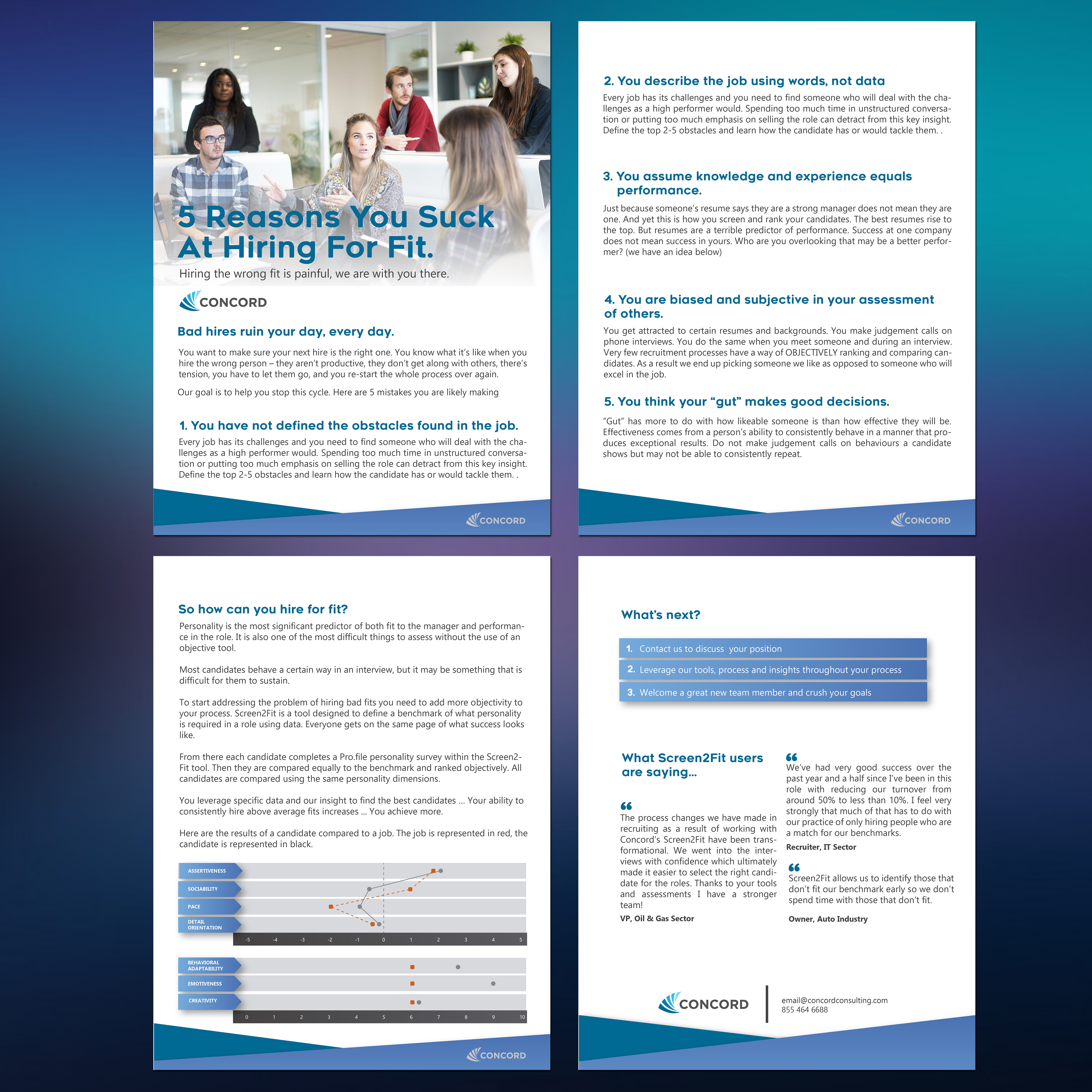 Brochure Design by davidsantacruz7 for Concord Consulting | Design #24783689