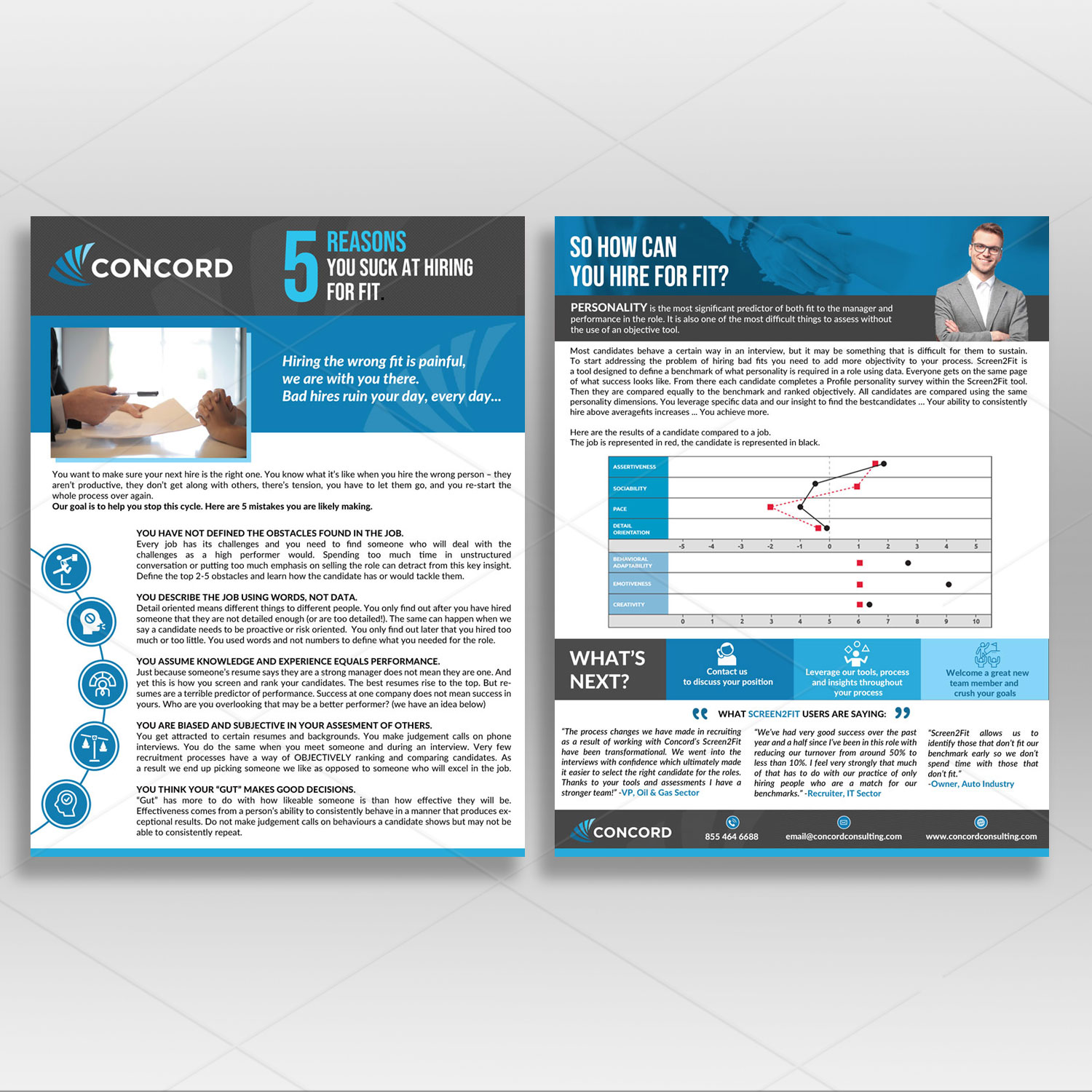 Design de Brochure par DA. pour Concord Consulting | Design #24777436