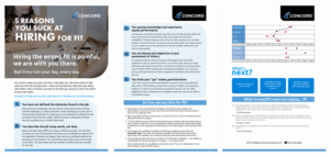 Design de Brochure par Garden Bird Design Studio pour Concord Consulting | Design : #24779520