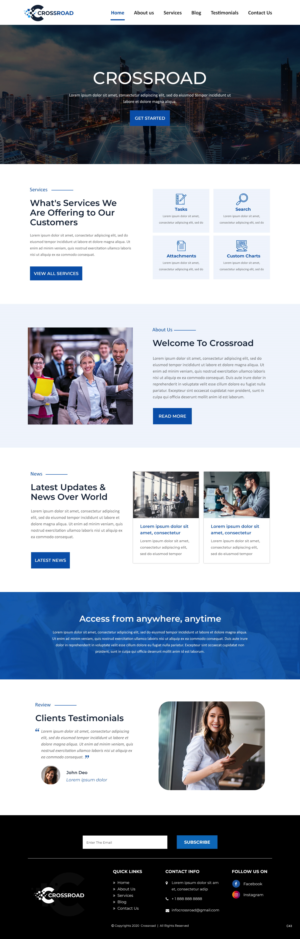 Web Design by pb for this project | Design: #24786284