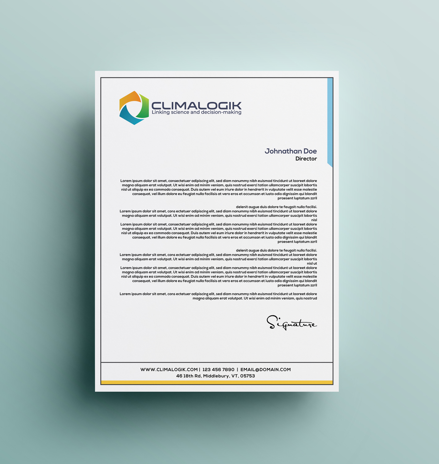 Letterhead Design by JK18 for this project | Design #24761449