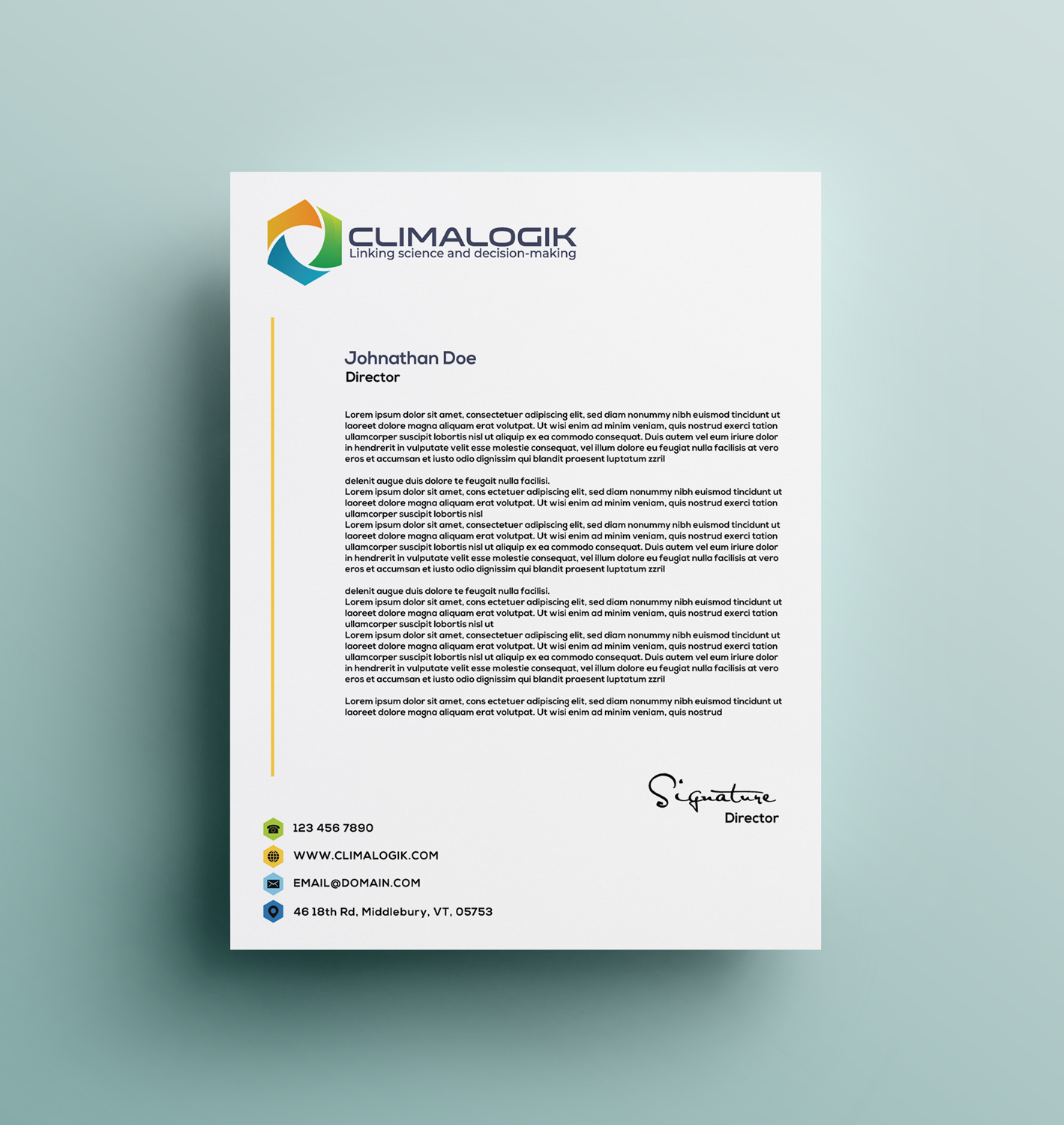 Letterhead Design by JK18 for this project | Design #24761450