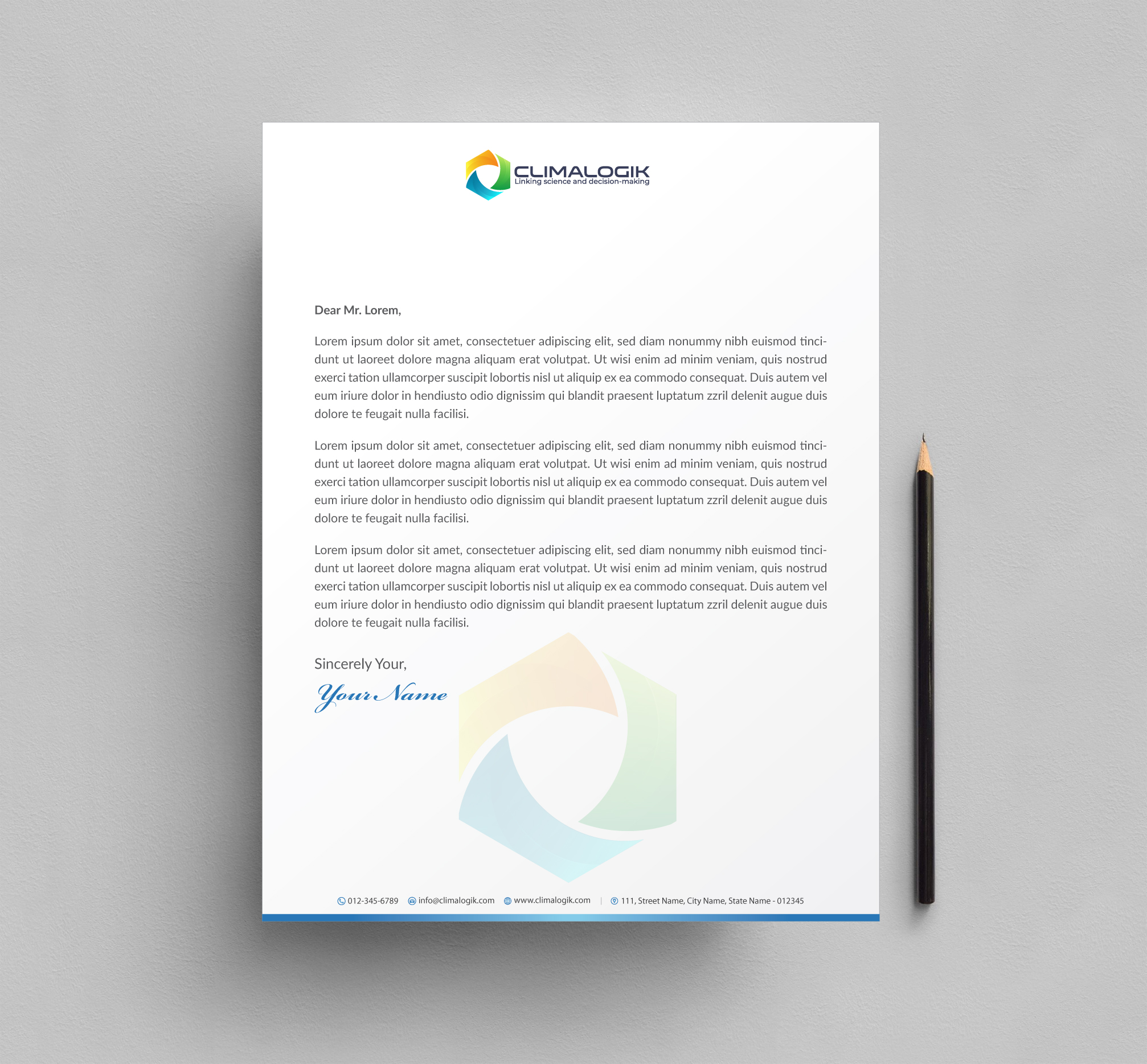 Letterhead Design by Infinitive Technology for this project | Design #24762826
