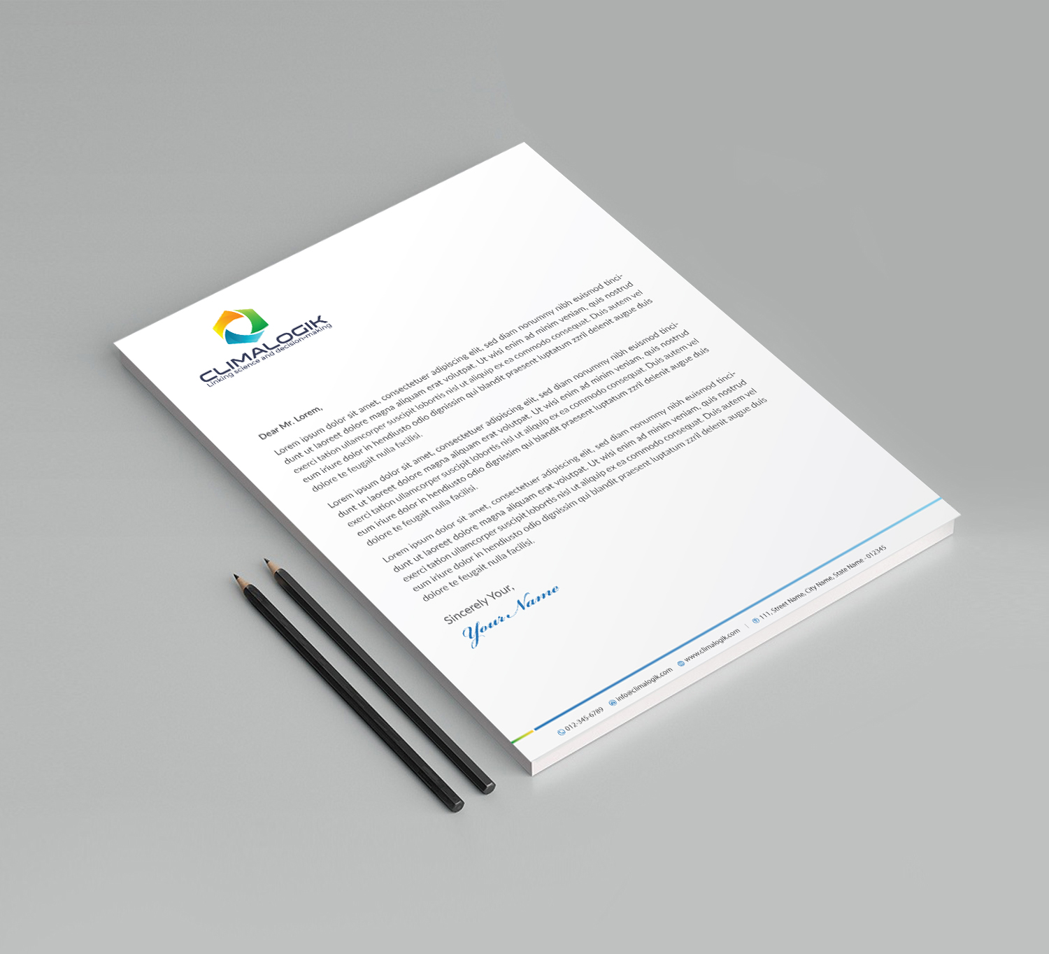 Letterhead Design by Infinitive Technology for this project | Design #24762850