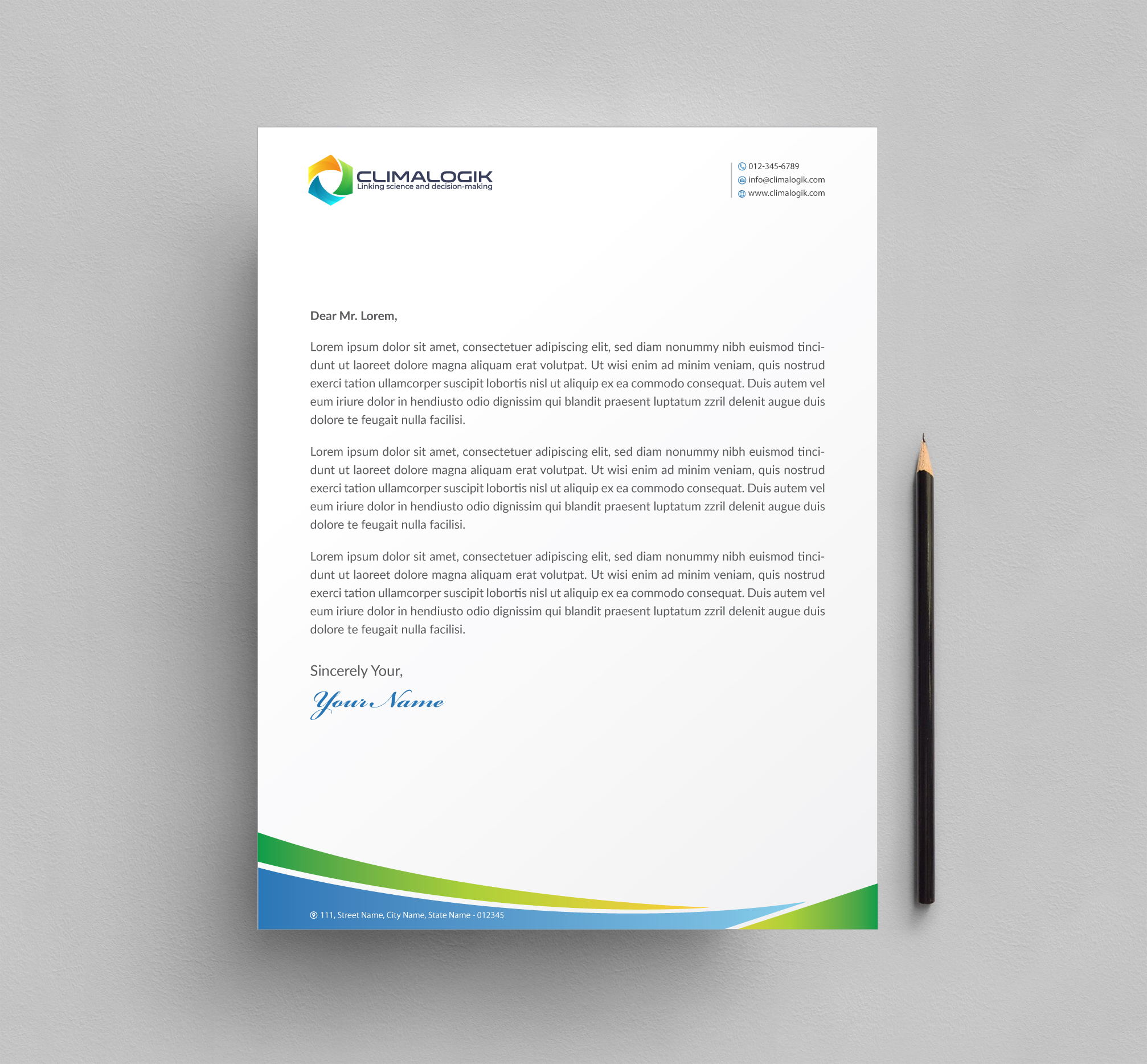 Letterhead Design by Infinitive Technology for this project | Design #24762894