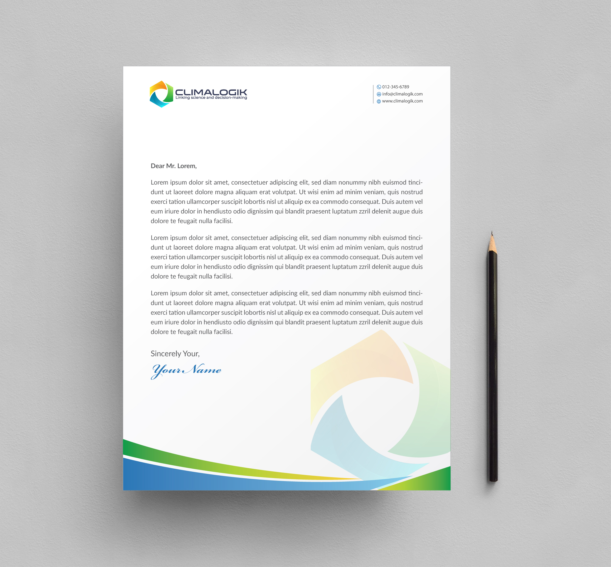 Letterhead Design by Infinitive Technology for this project | Design #24762895