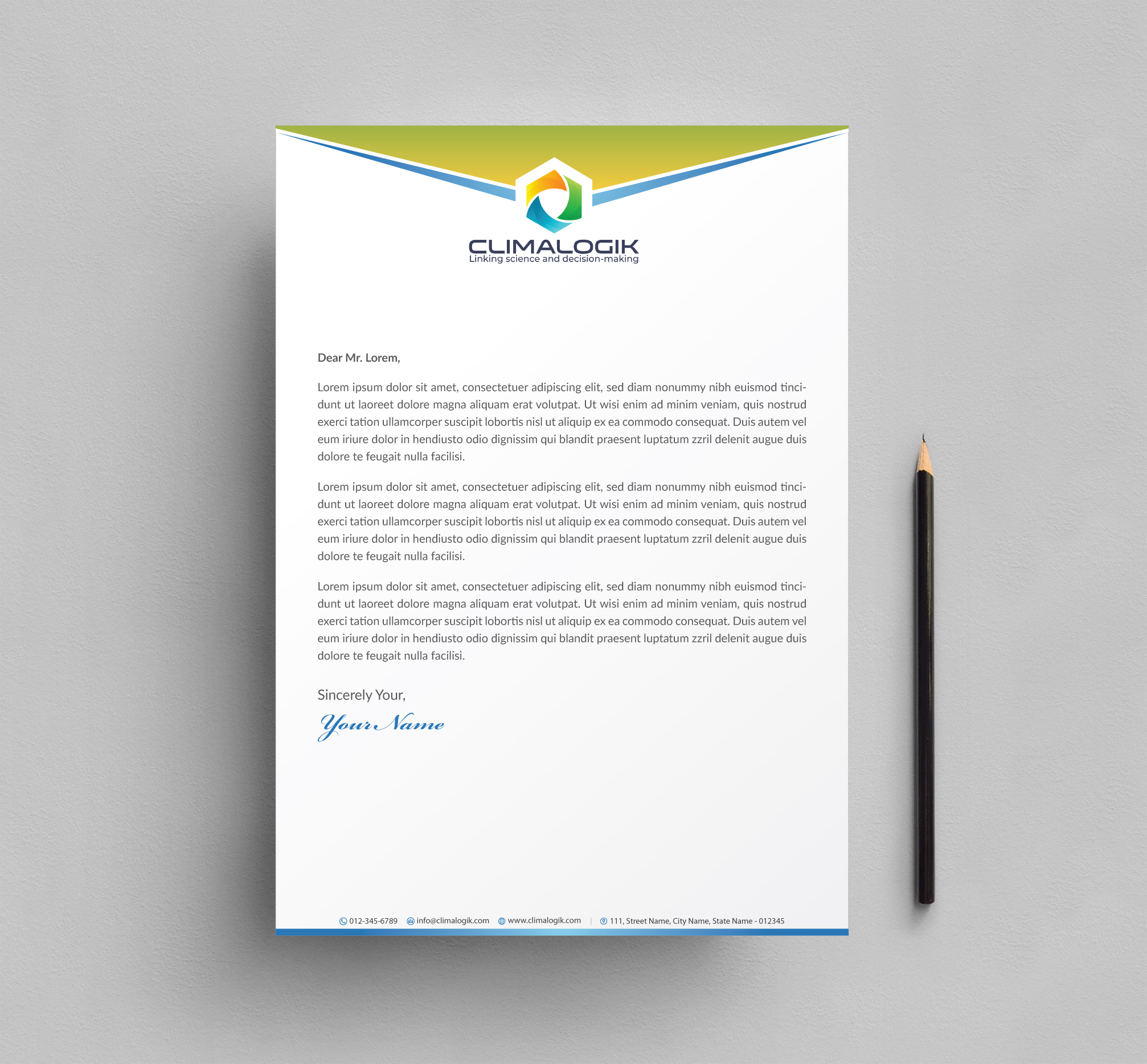 Letterhead Design by Infinitive Technology for this project | Design #24762896