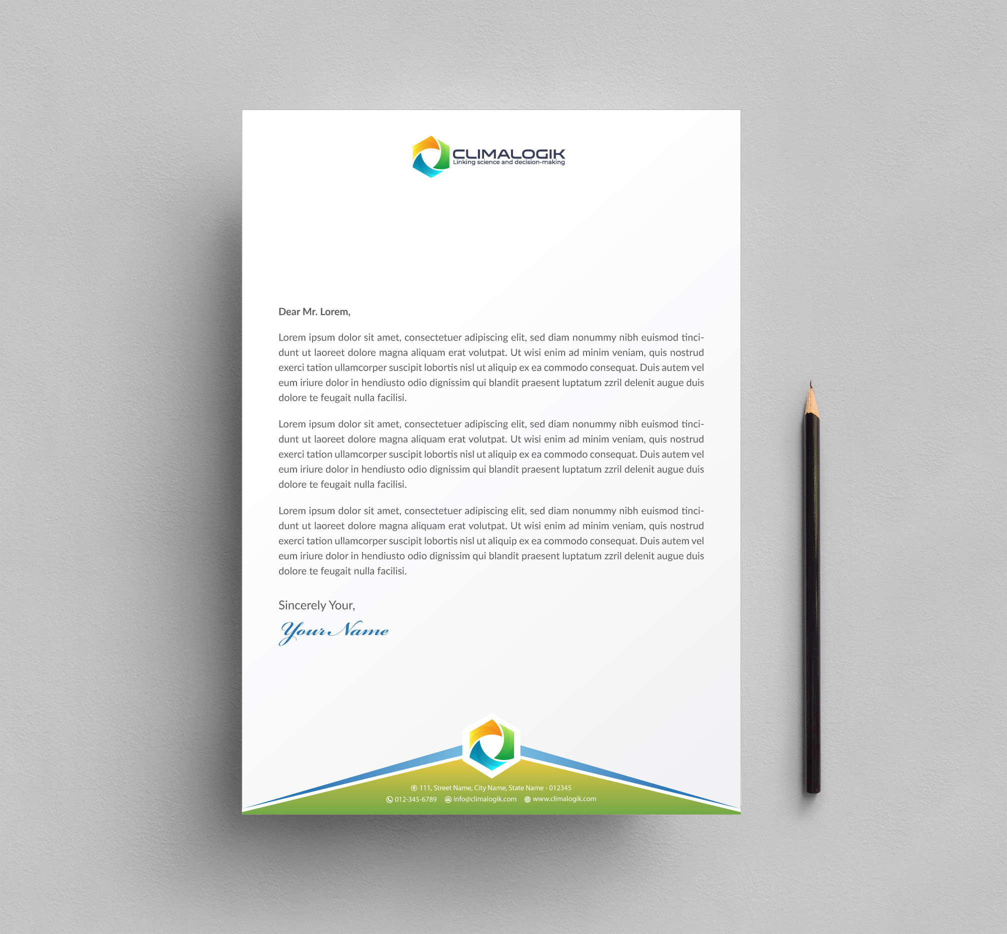 Letterhead Design by Infinitive Technology for this project | Design #24762897