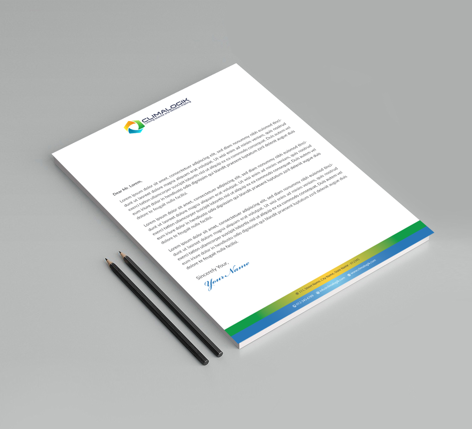 Letterhead Design by Infinitive Technology for this project | Design #24762907