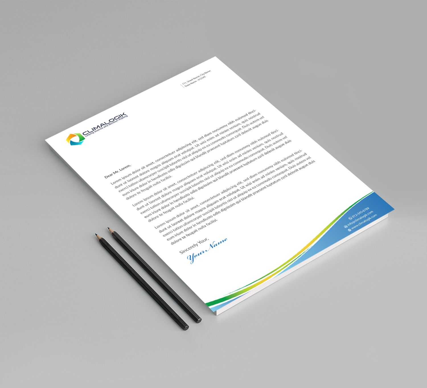 Letterhead Design by Infinitive Technology for this project | Design #24762910