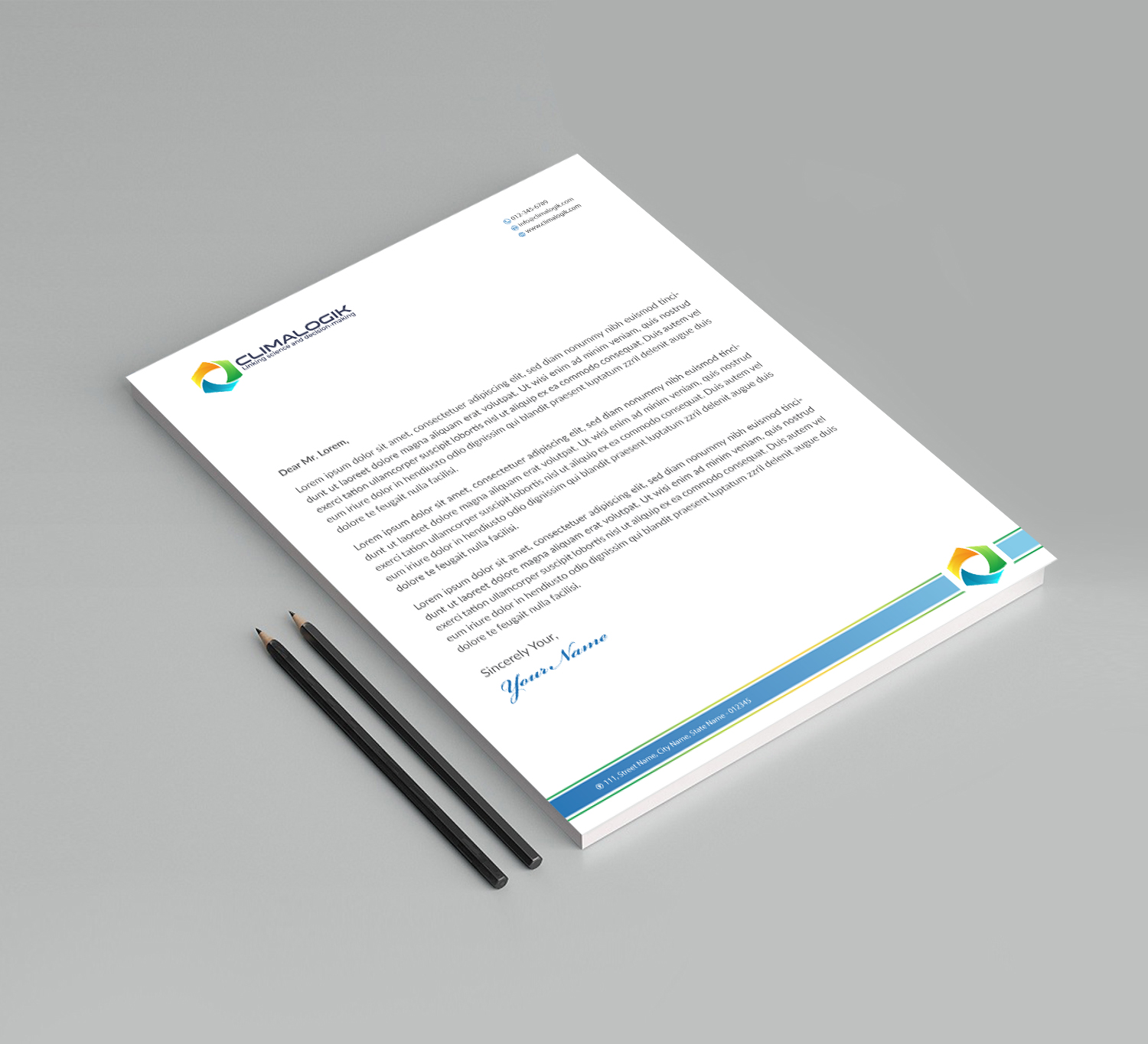 Letterhead Design by Infinitive Technology for this project | Design #24762939