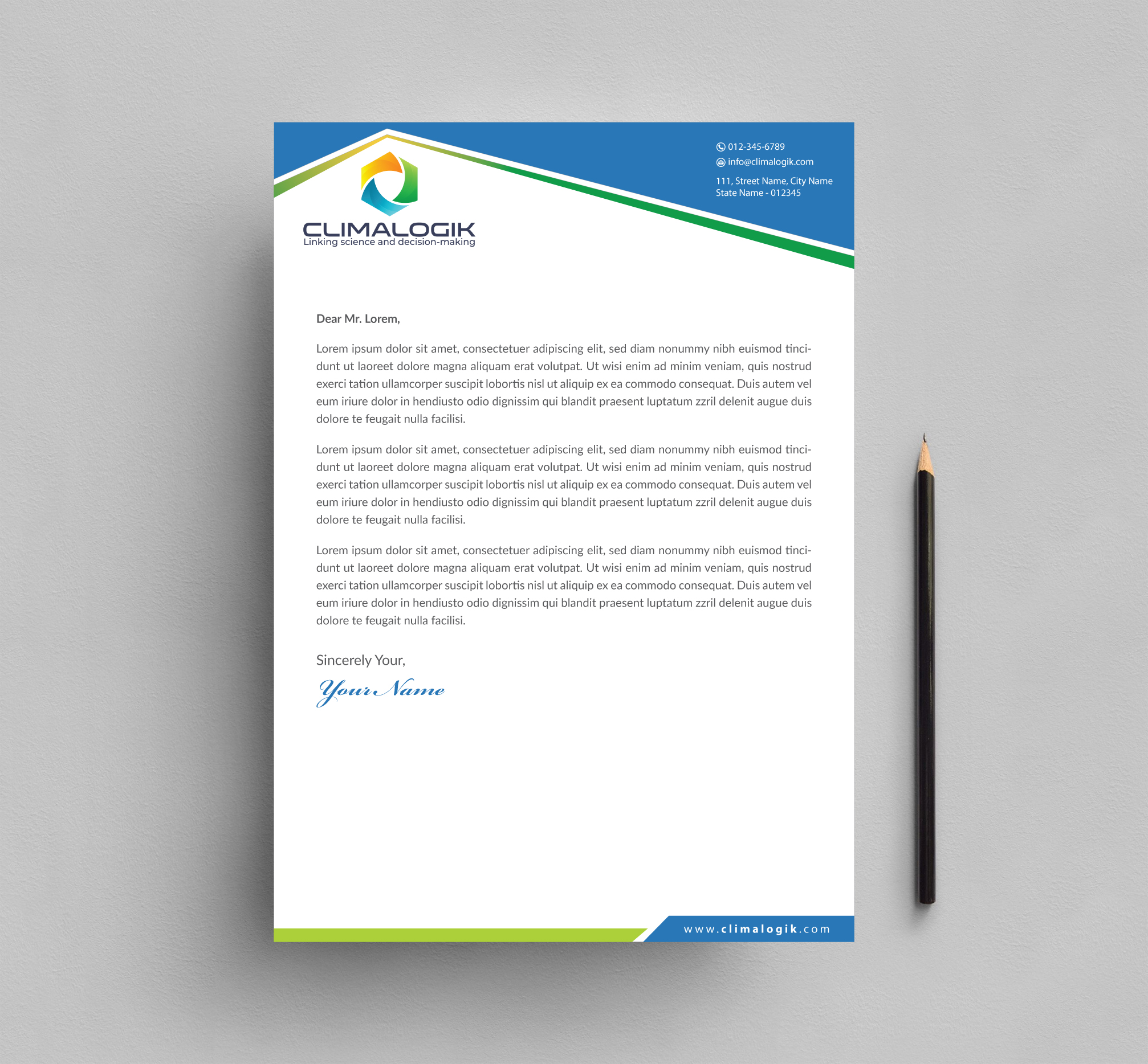 Letterhead Design by Infinitive Technology for this project | Design #24763222