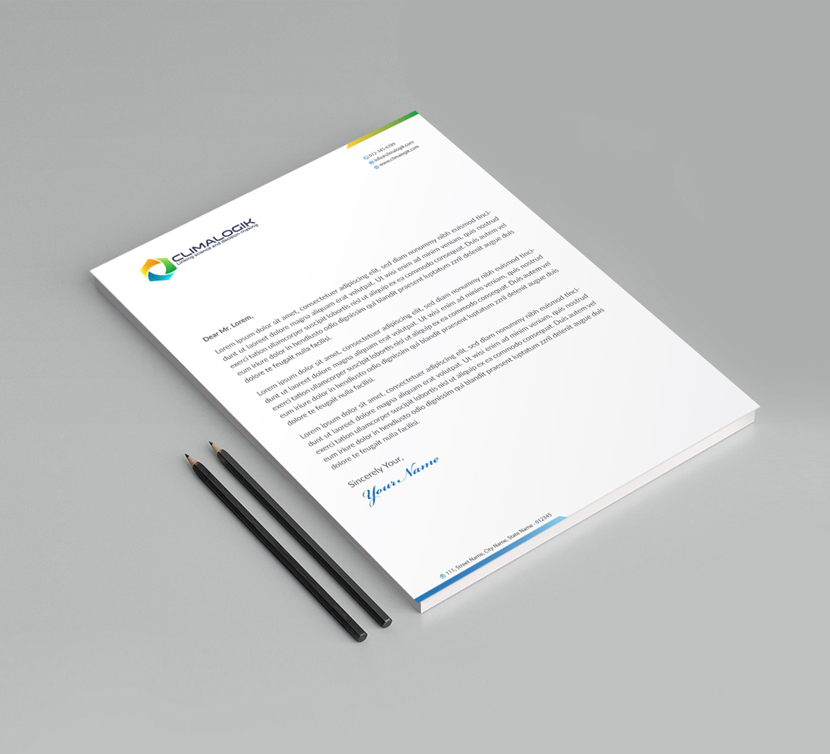 Letterhead Design by Infinitive Technology for this project | Design #24787327