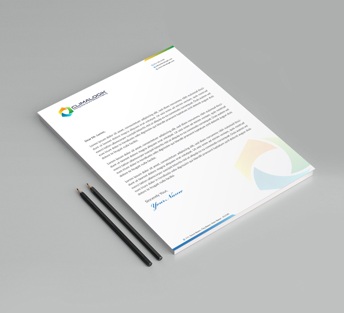 Letterhead Design by Infinitive Technology for this project | Design #24787329