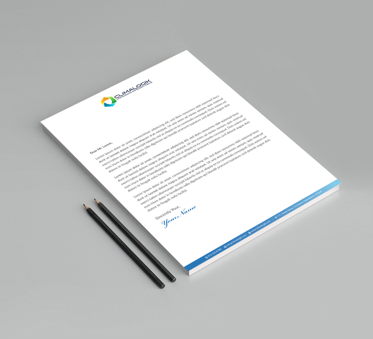 Letterhead Design by Infinitive Technology for this project | Design #24787330
