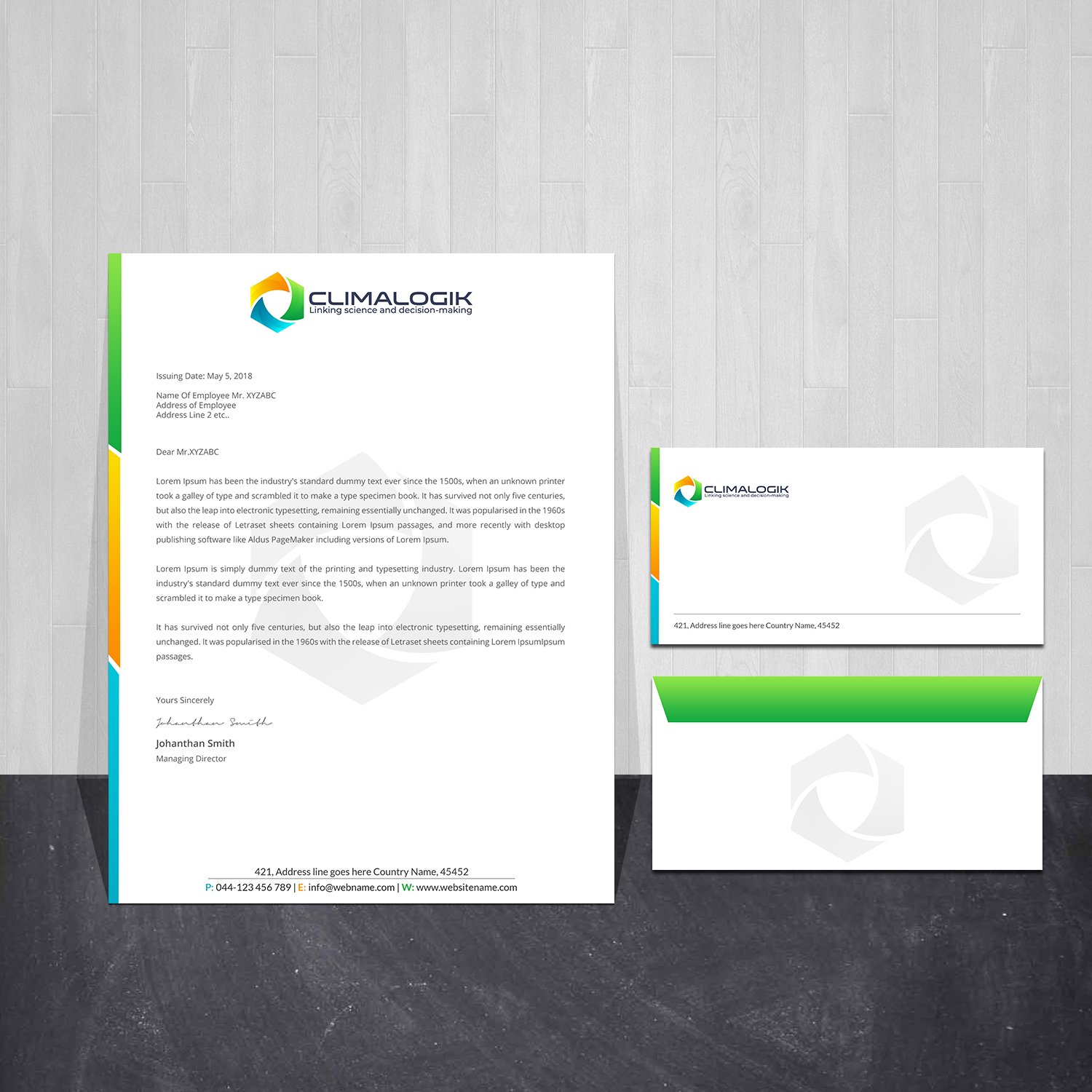 Letterhead Design by Creations Box 2015 for this project | Design #24768797