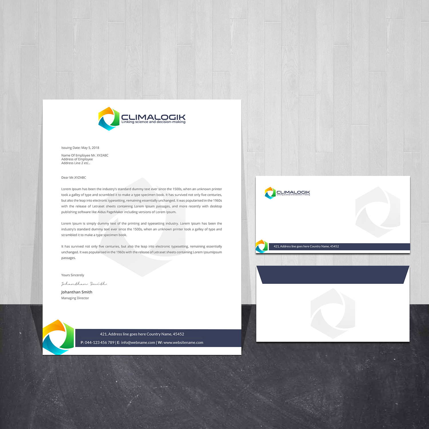 Letterhead Design by Creations Box 2015 for this project | Design #24772923