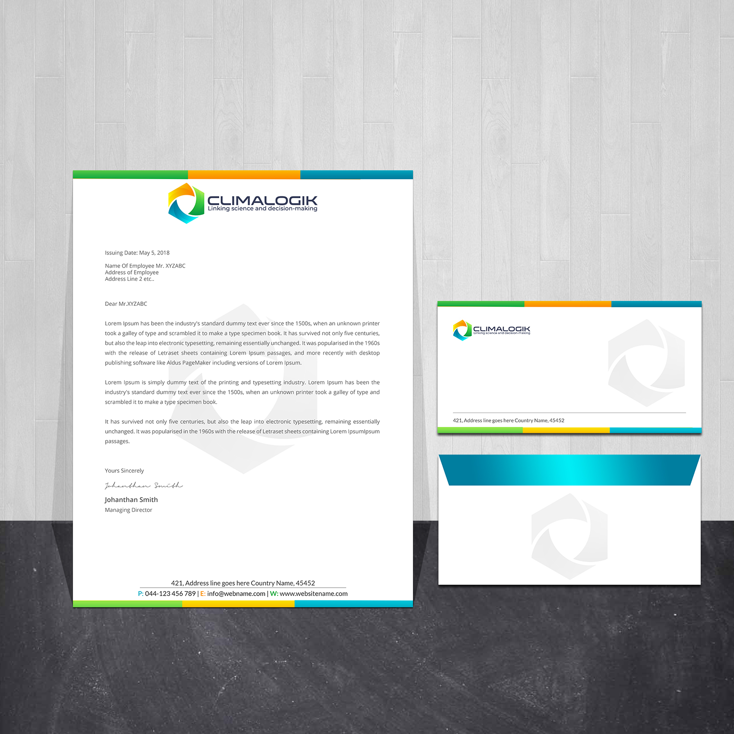 Letterhead Design by Creations Box 2015 for this project | Design #24772924