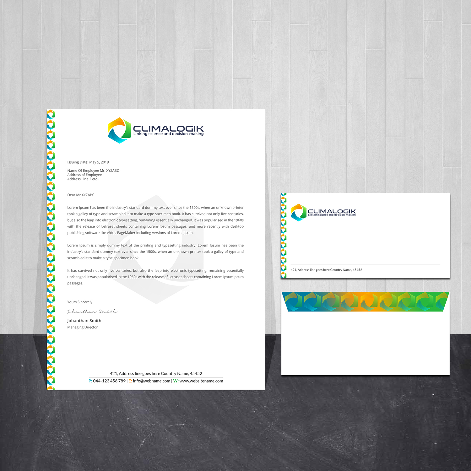 Letterhead Design by Creations Box 2015 for this project | Design #24772933