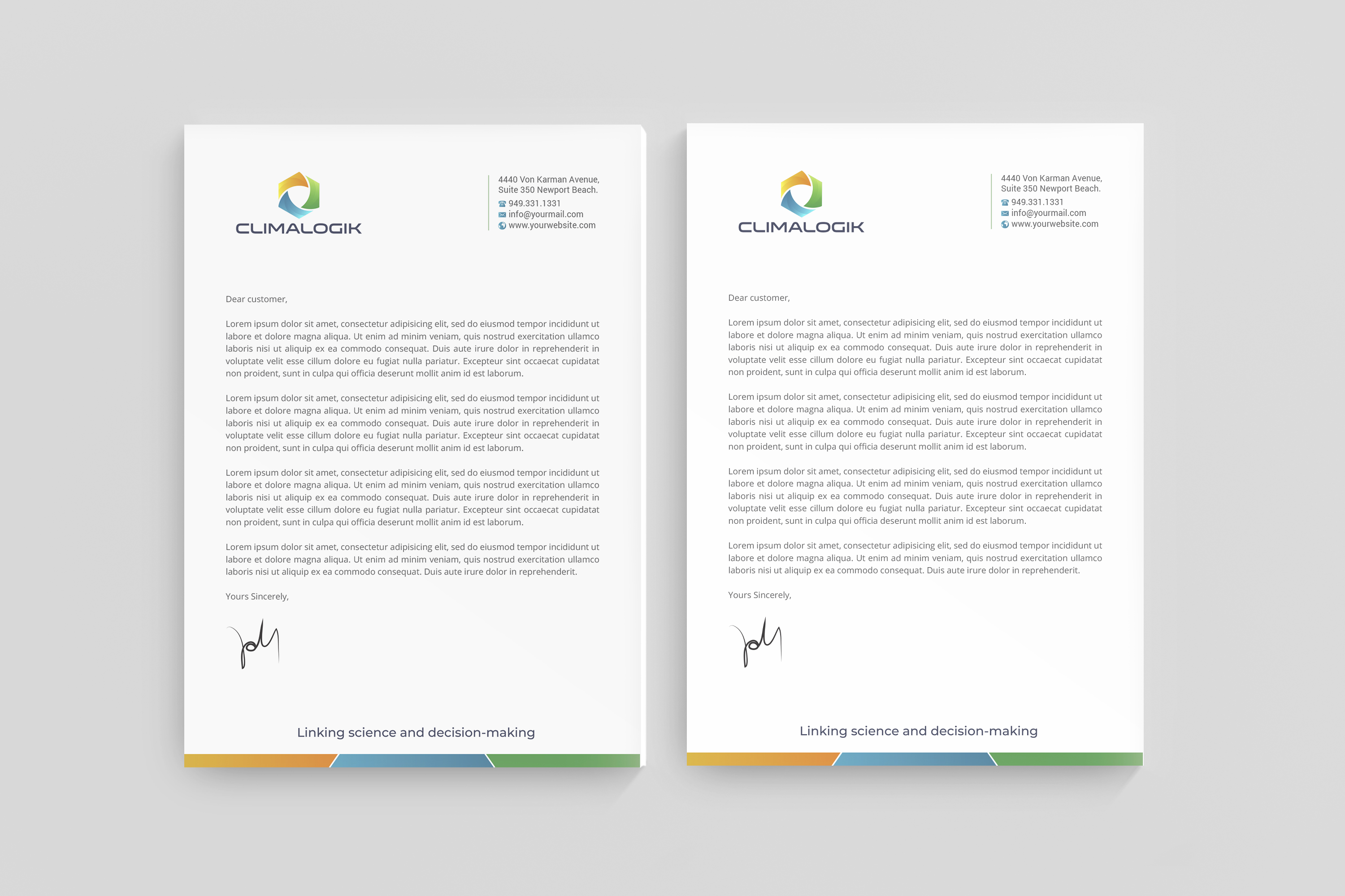 Letterhead Design by R.design for this project | Design #24764580